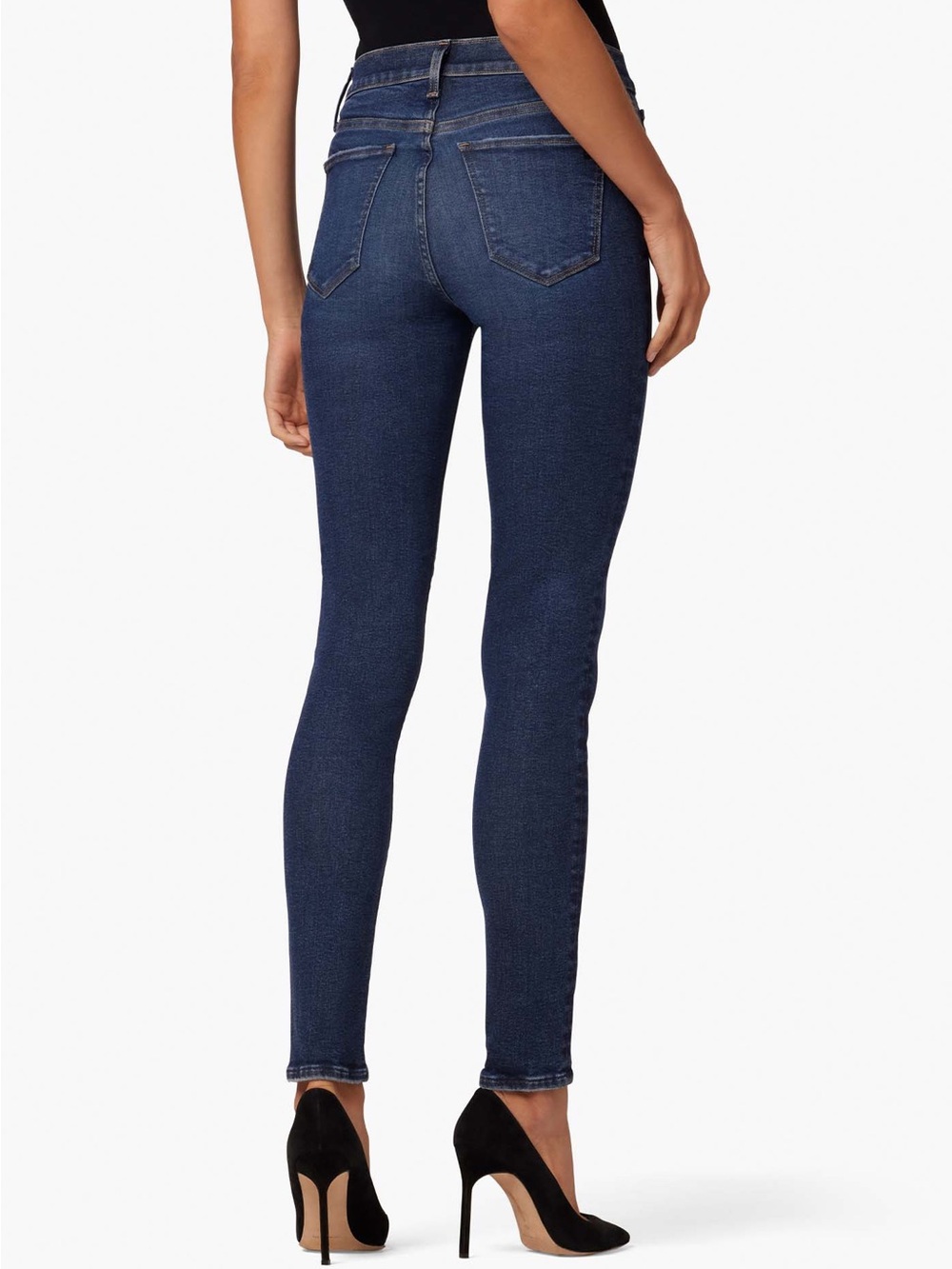 Joe's Jeans $198 Charlie Dark Blue High-Rise Skinny Jeans - Picture 3 of 16